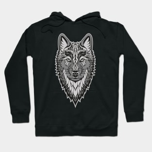 Wolf head Hoodie